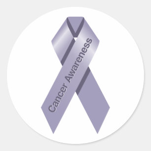Rond Sticker de sensibilisation au cancer