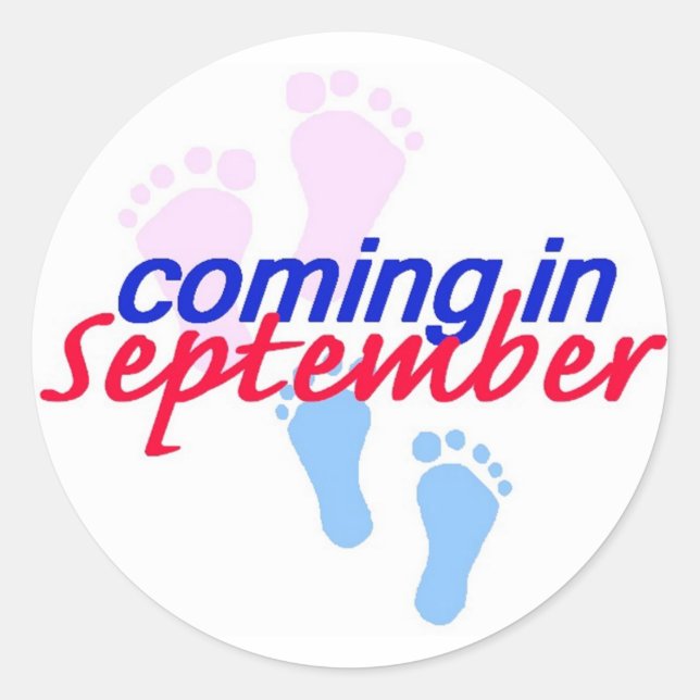 Rond Sticker de SEPTEMBER attendu (Devant)
