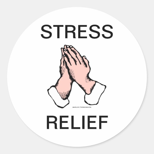 Rond Sticker de soulagement du stress des mains (Devant)