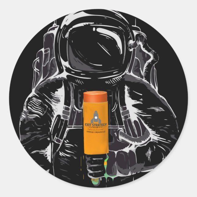 Rond Sticker de stratégie de sortie (Devant)