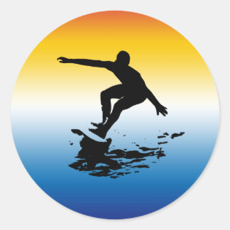 Rond Sticker de surf