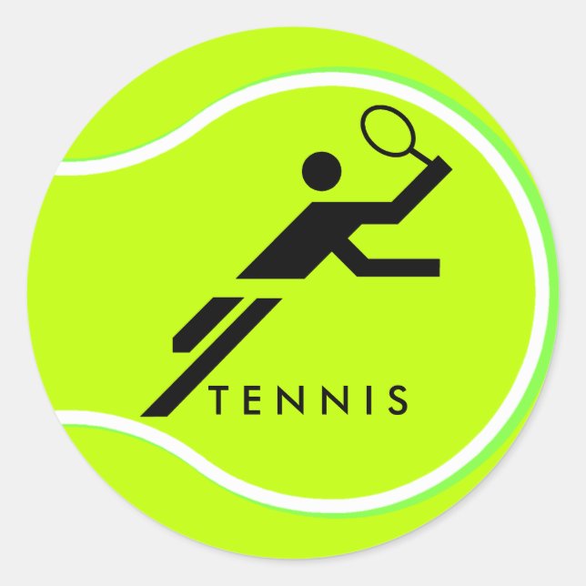 Rond Sticker de tennis 1 (Devant)
