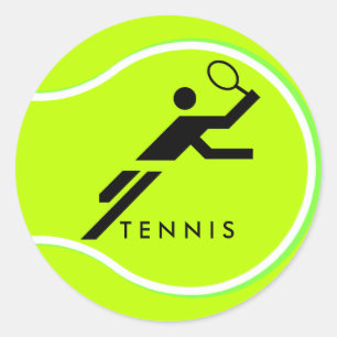 Rond Sticker de tennis 1