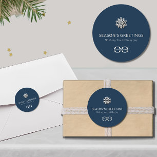 Rond Sticker de vacances pour cadeaux d'entreprise