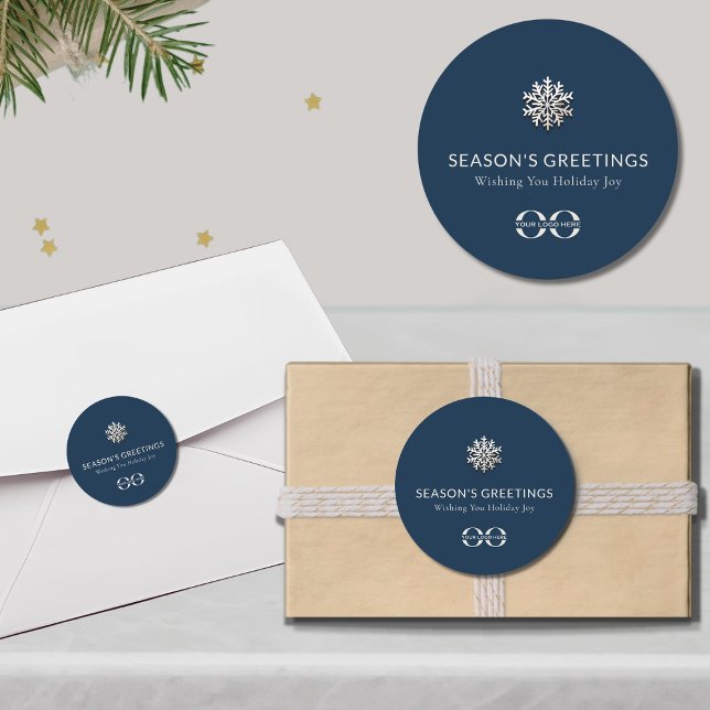 Rond Sticker de vacances pour cadeaux d'entreprise (Créateur téléchargé)