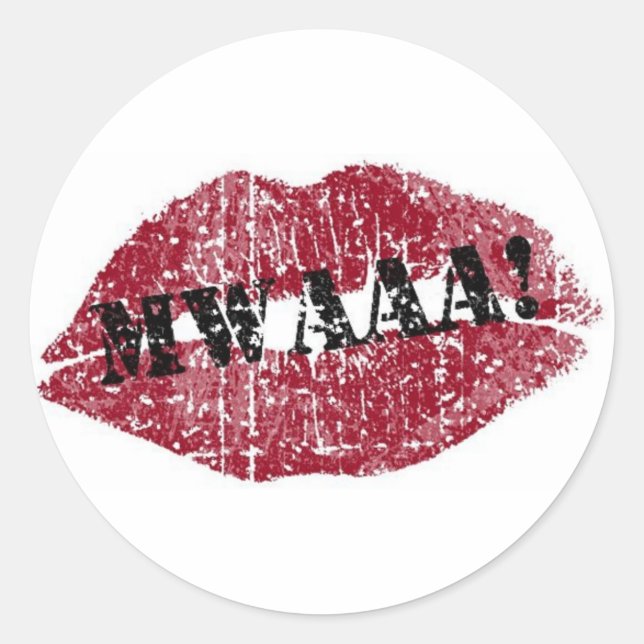 Rond Sticker de Valentine (Devant)