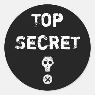 Rond Sticker de vente secret