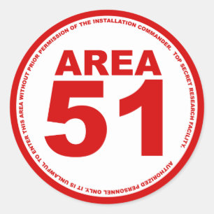 Rond Sticker de zone 51