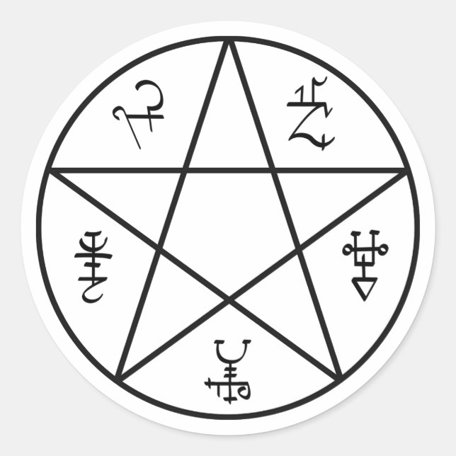 Rond Sticker Démon Trap (Devant)