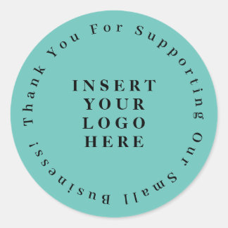 Rond Sticker d'entreprise Merci