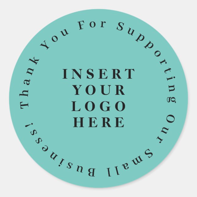 Rond Sticker d'entreprise Merci (Devant)