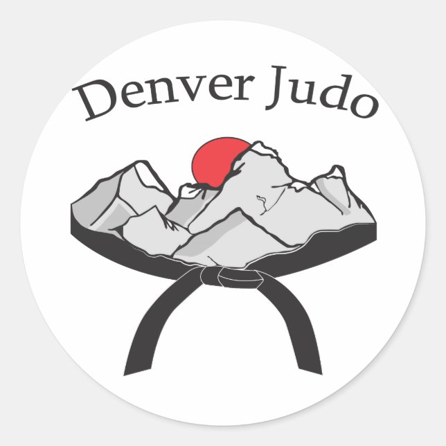 Rond Sticker Denver Judo (Devant)