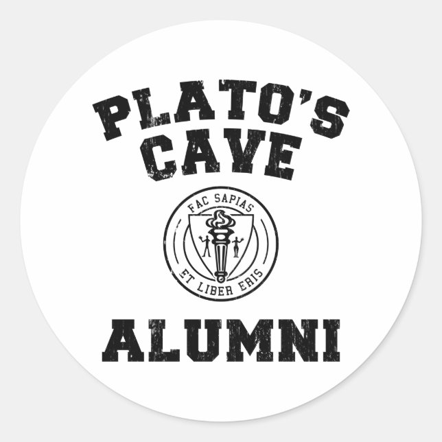 Rond Sticker des anciens de la grotte de Platon (Devant)