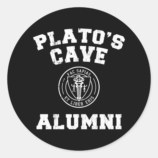 Rond Sticker des anciens de la grotte de Platon (Devant)