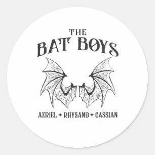 Rond Sticker design Acotar Boys Bat