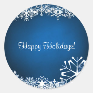 Rond Sticker Design de Noël