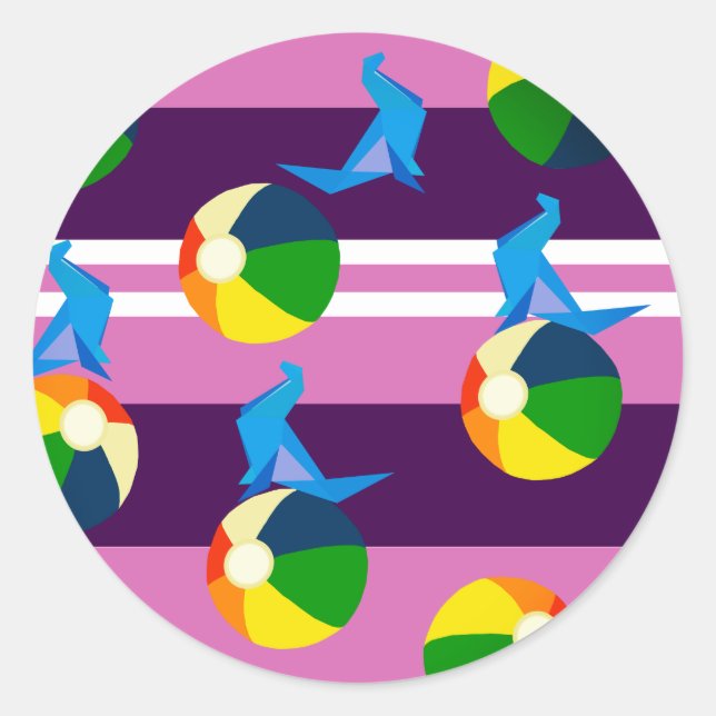 Rond Sticker d'été (Devant)