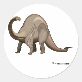 Rond Sticker Dinosaur