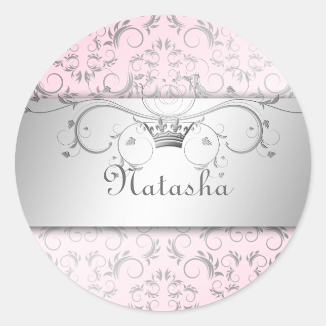 Rond Sticker Divin 311-Argent (Devant)