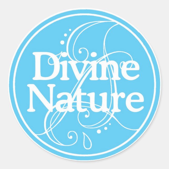 Rond Sticker Divin Nature (Devant)