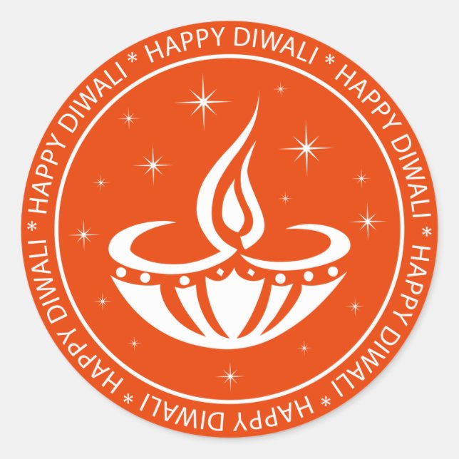 Rond Sticker Diwali (Devant)