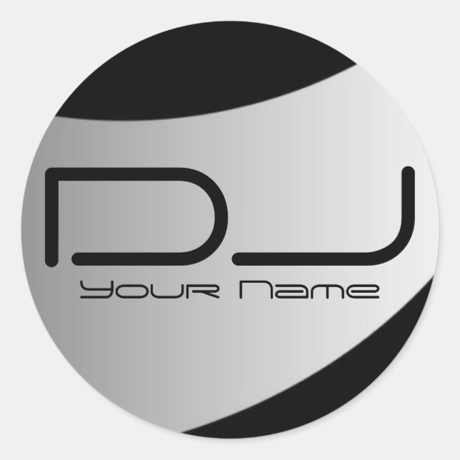 Rond Sticker DJ (Devant)