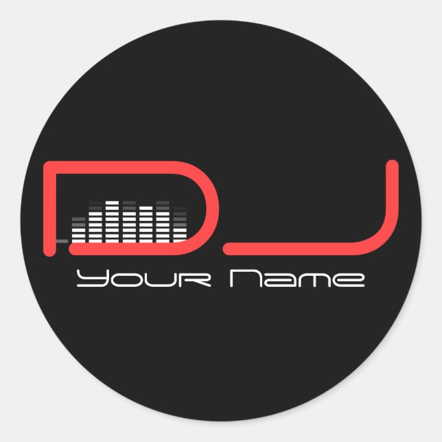 Rond Sticker DJ (Devant)