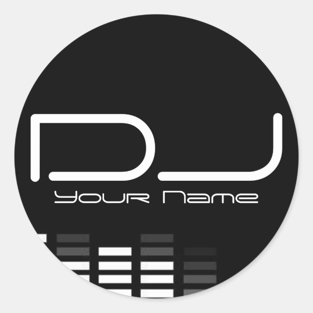 Rond Sticker DJ (Devant)