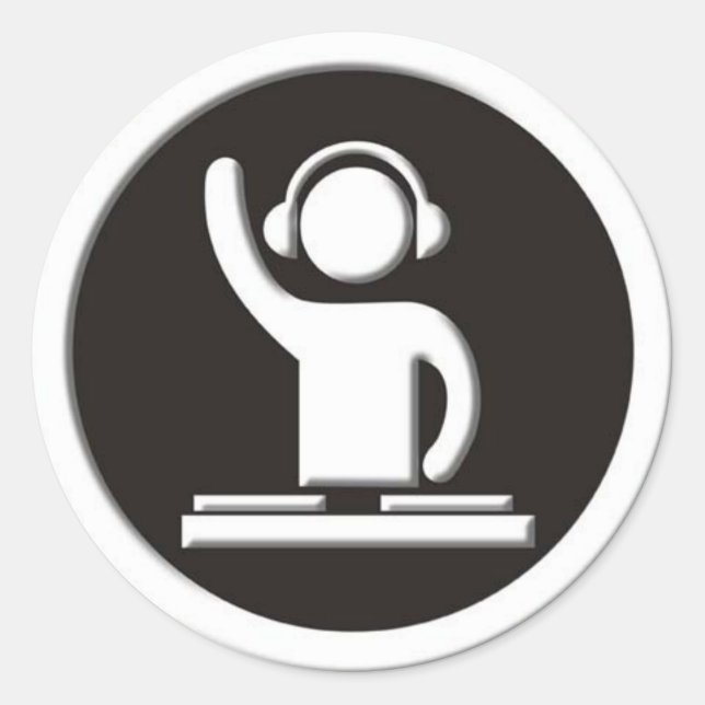 Rond Sticker Dj (Devant)