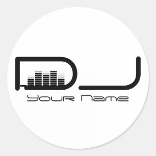Rond Sticker DJ