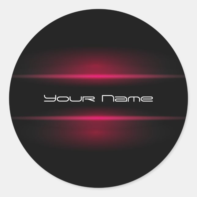 Rond Sticker DJ élégant (Devant)