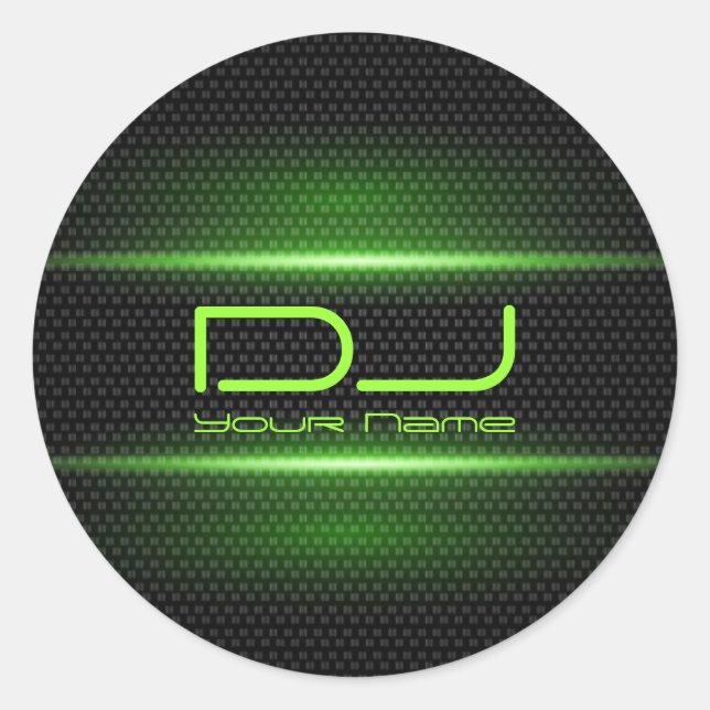 Rond Sticker DJ Green Effects (Devant)