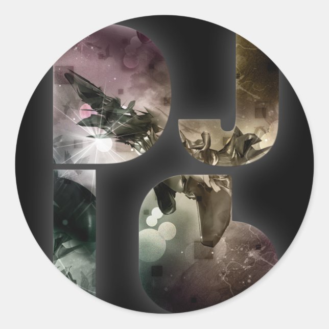 Rond Sticker DJ i6 Color Logo 1 (Devant)