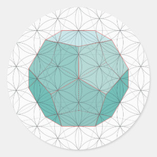 Rond Sticker Dodécahedron