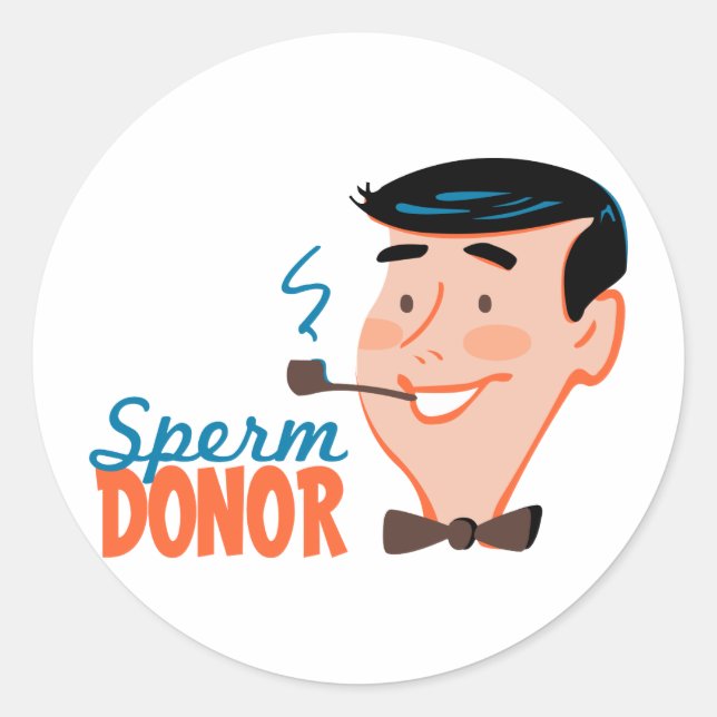 Rond Sticker donateur Sperm (Devant)