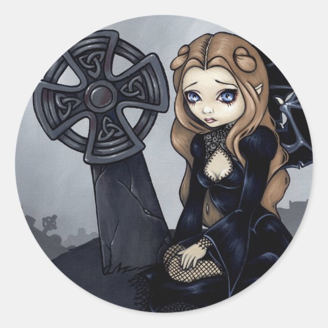 Rond Sticker "Doomed from the Start" (Devant)