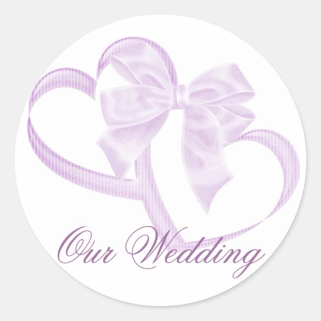 Rond Sticker double coeur (Devant)