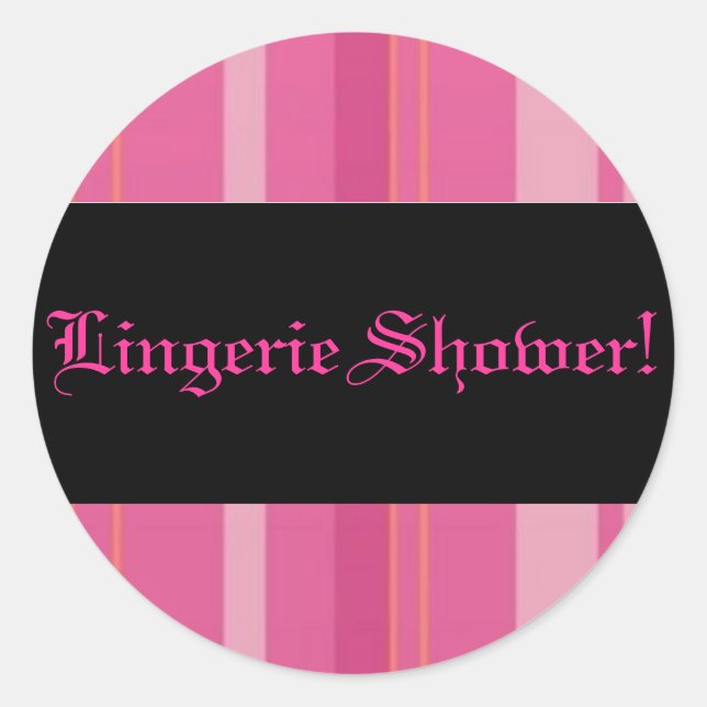 Rond Sticker douche Lingerie (Devant)