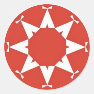 Rond Sticker Drapeau Lakota