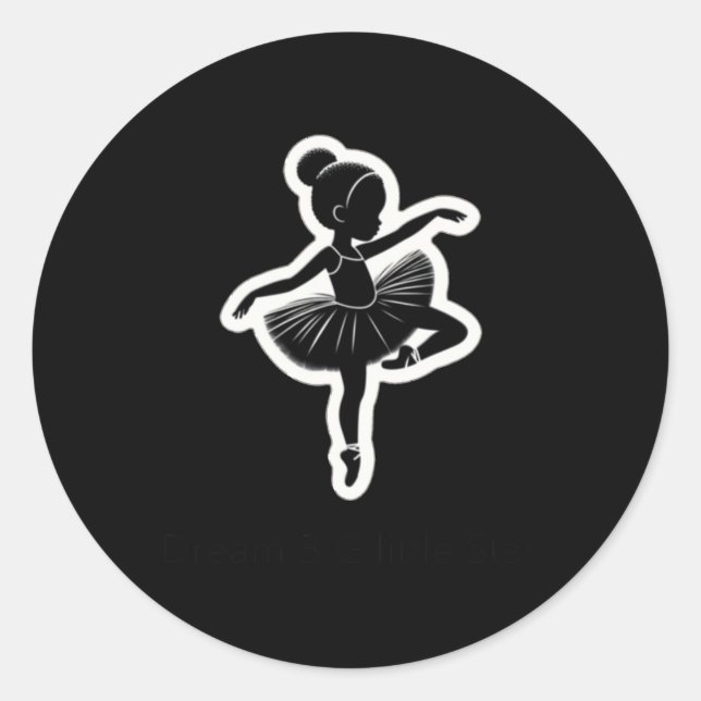 Rond Sticker Dream Big Little Star (Devant)