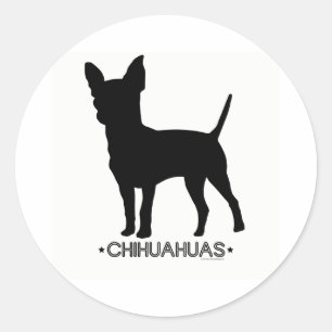 Rond Sticker du Chihuahuas