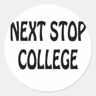 Rond Sticker du collège d'arrêt suivant