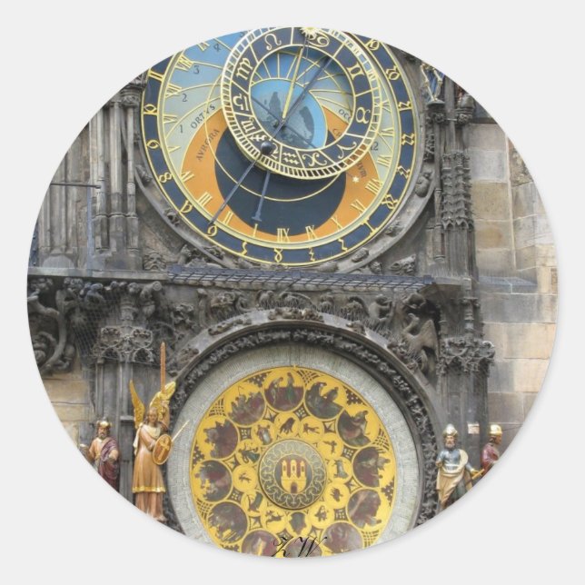 Rond Sticker du gardien du temps (Devant)