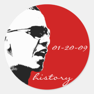 Rond Sticker du jour d'inauguration