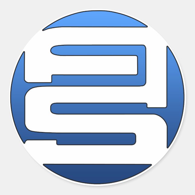 Rond Sticker du logo Alien Shores (Devant)