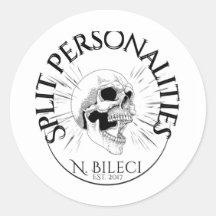 Sticker du logo de la personnalité divisée