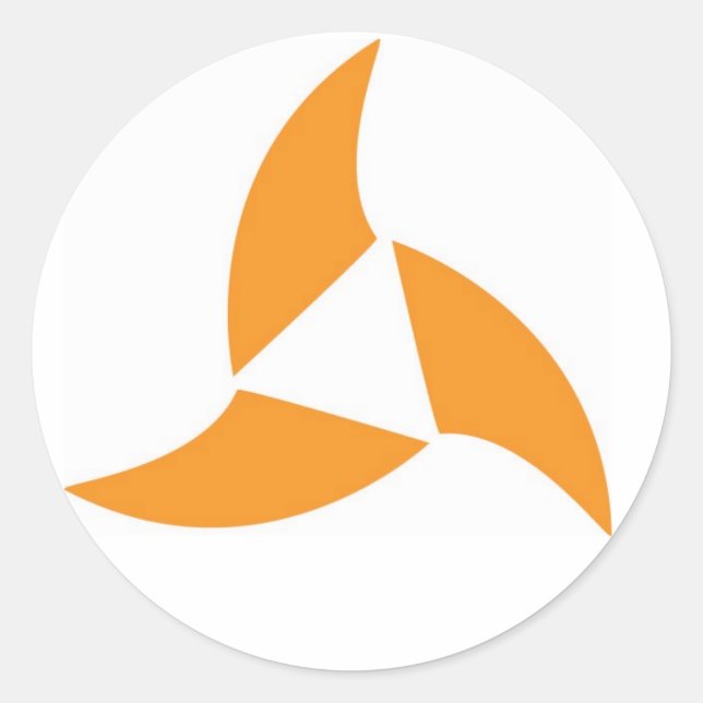 Rond Sticker du logo de la société de Surf Calavera (Devant)