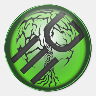 Rond Sticker du logo Eden Grounds