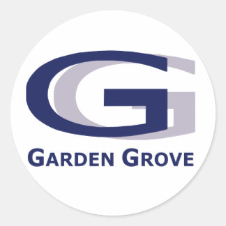 Rond Sticker du logo Garden Grove