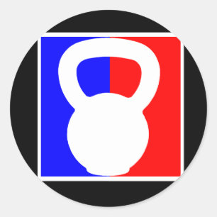 Rond Sticker du logo Kettlebell Pro